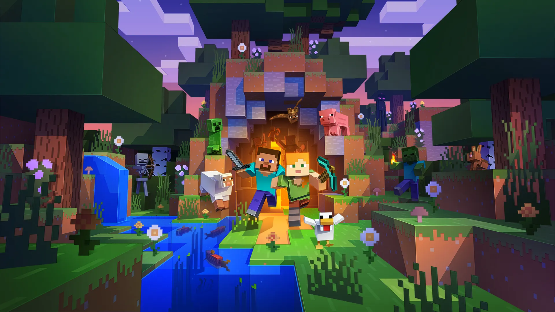 Purr-emium Minecraft Server Hosting hero background